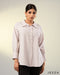 Refined Ease: Poly-Cotton Shirt Top 66531