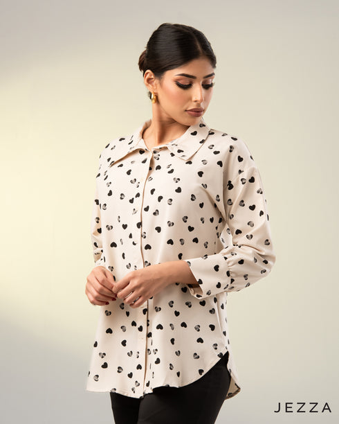 Sleek Simplicity: Lightweight Polyester Top 66541