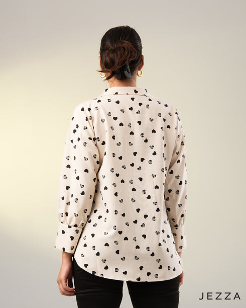 Sleek Simplicity: Lightweight Polyester Top 66541