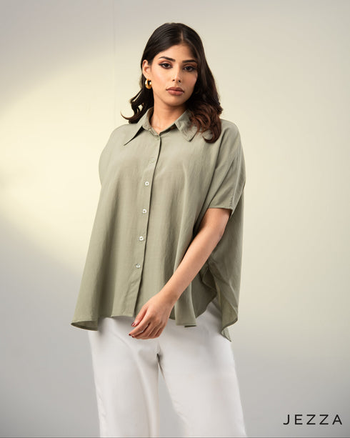Pure Comfort: Cotton Kaftan Top ( FREE SIZE ) 65831