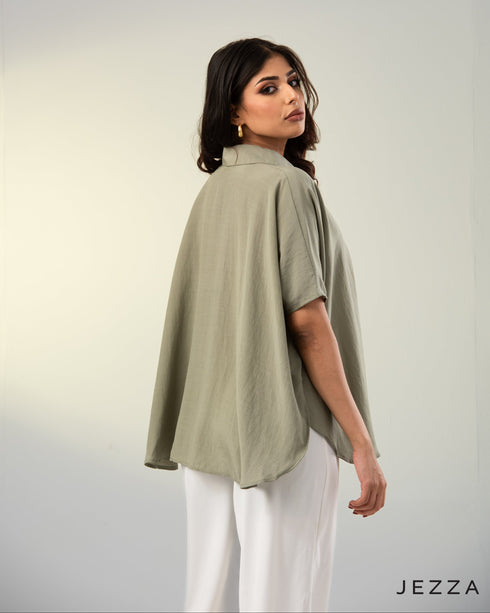 Pure Comfort: Cotton Kaftan Top ( FREE SIZE ) 65831