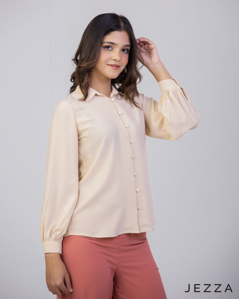 Polyester Hip Length Blouse 64901