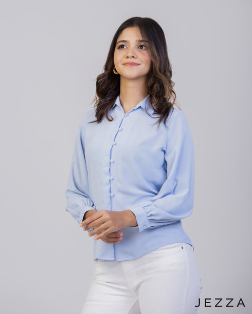 Polyester Hip Length Blouse 64904