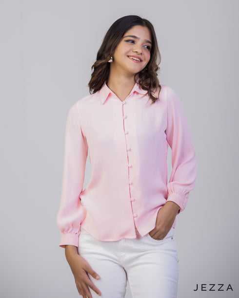 Polyester Hip Length Blouse 64903