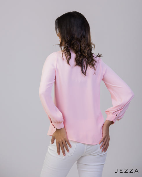 Polyester Hip Length Blouse 64903