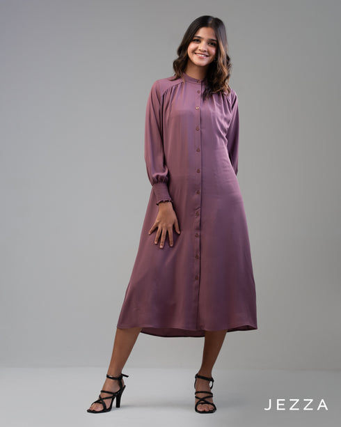 Grace Flow: Smocked Cuff Dress 66421