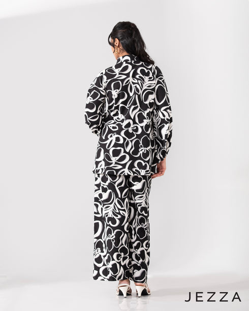 Everyday Polished: Polycotton Top & Pant Set 65841 & 6582