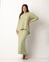 Cotton Knit Top & Skirt Set 56671/56681