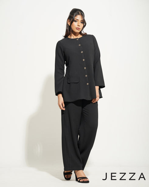 Textured Black Co-Ord 66361