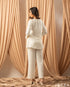 Effortless Versatility: The Essential White Polyester Set 72031