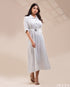 Pure Serenity: The Essential Linen Midi Dress 72384