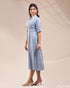 Pure Serenity: The Essential Linen Midi Dress 72383