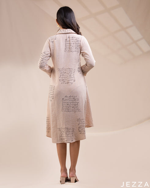 Effortless Elegance — Linen Dress-Top 76292