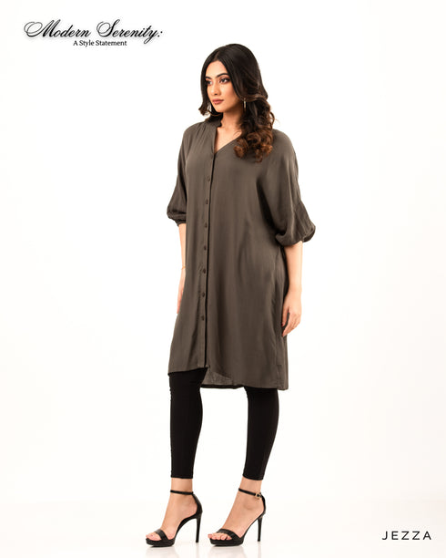 Chic Cotton V-Neck Top 61142