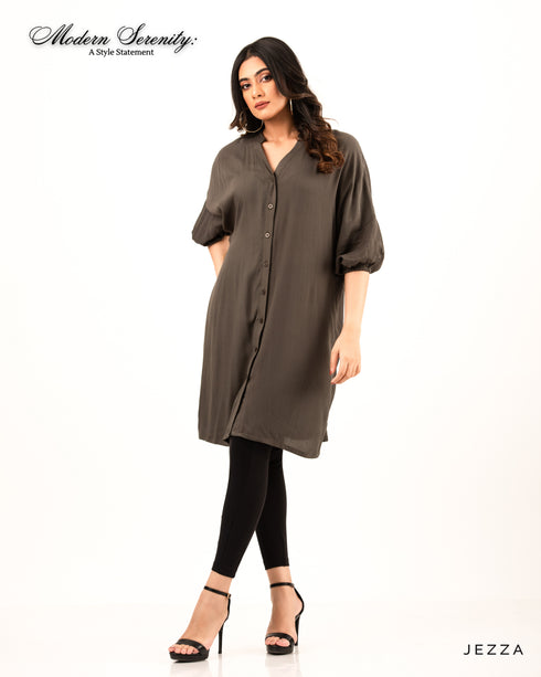 Chic Cotton V-Neck Top 61142