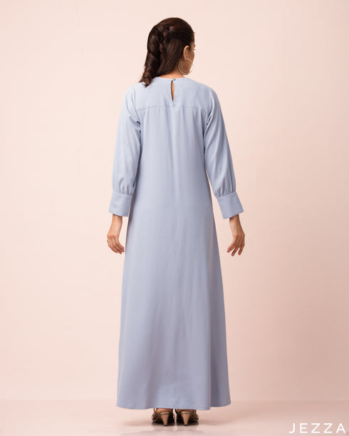 A-Line Dress With Decorative Front Detail 58111