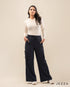 Urban Ease: Elasticated Cargo Pant 72361