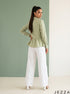 Meadow Edit: Light Green Slub Polycotton Hip Top 82281