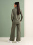 Urban Knit: Gray Top & Pant Set 81642