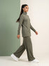 Urban Knit: Gray Top & Pant Set 81642