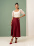 Ivory Bloom: White Embroidered Crop Top 86881