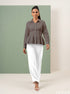 Desert Stone: Fossil Slub Polycotton Hip Top 82283