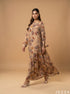Woven Bloom: Mandarin Collar Dress 83281