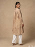Desert Sand: Mandarin Collar Knee Top 77671