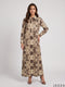 Patchwork Poetry: Satin A-Line Dress 90451