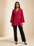 Ruby Vibe: Cotton Below Hip Top 90081