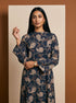 Leaflet Grace: Chiffon A-Line Dress 91871