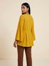Golden Vibe: Cotton Below Hip Top 90082