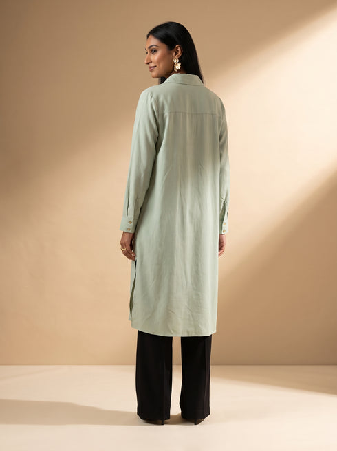 Mint Meadow: Cotton Knee-Length Top 88962