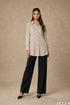 Luminous Texture: Pearl Crushed Top 82432