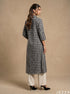 Contemporary Lines: Windowpane Check Longline Top 87041
