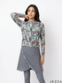 Grey Stream: Fitted Long Sleeve Swimwear 86091