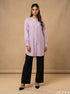 Soft Aura: Light Purple Cotton Top 75932