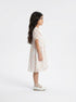 Pastel Floral Lace-Collar Dress 91031