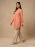 Vibrant Ease: Orange Cotton Top 75931
