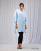 Effortless Grace: V-Neck Button-Down Tunic 72192