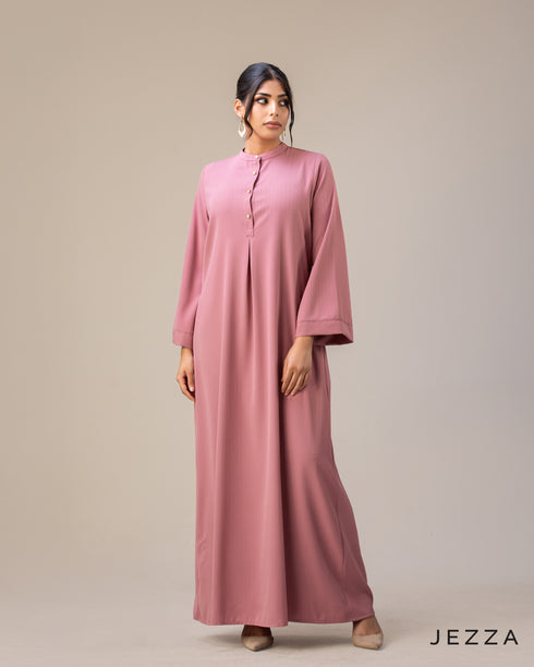 Timeless Ease: Textured A-Line Dress 64481