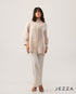 Relaxed below hip Cotton Shirt Top 62802