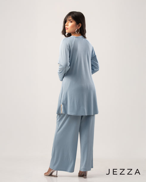 Rib Spandex Two-Piece Set 61421