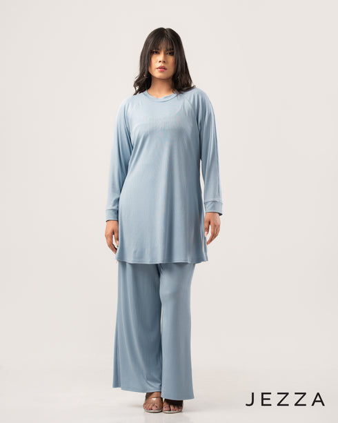 Rib Spandex Two-Piece Set 61421