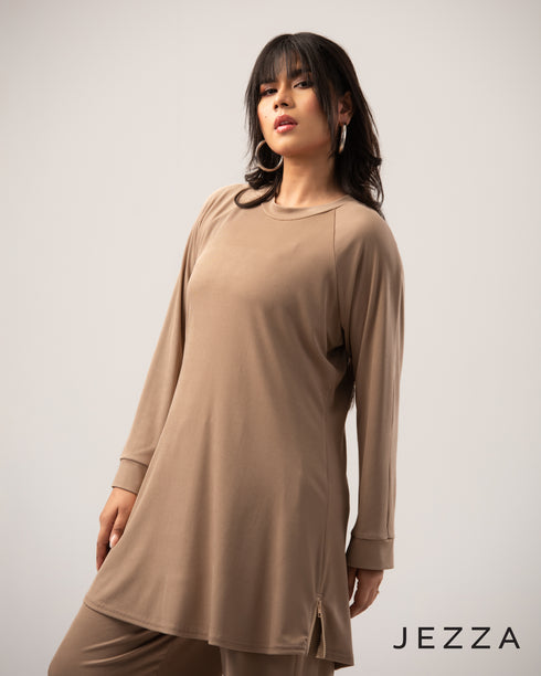 Rib Spandex Two-Piece Set 61423