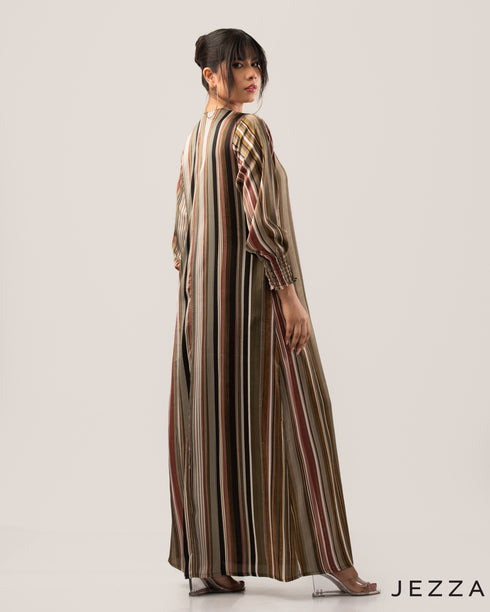 Satin A-Line Dress 63731