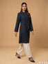 Modern Ease: Midnight Blue Knee Top 72731