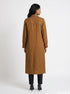Cinnamon Tone: Collared Midi Length Top 70121