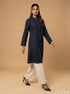 Modern Ease: Midnight Blue Knee Top 72731