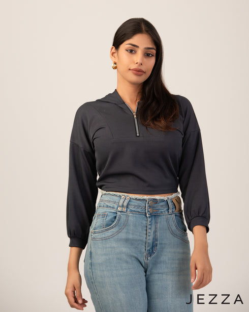 Urban Ease: Zip-Up Hoodie 72161